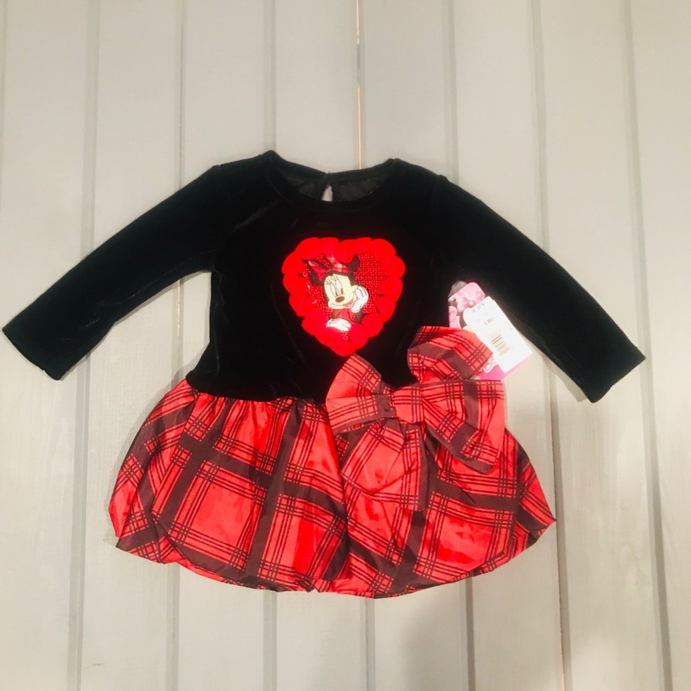 COPY - Disney Minnie Mouse Velvet Dress